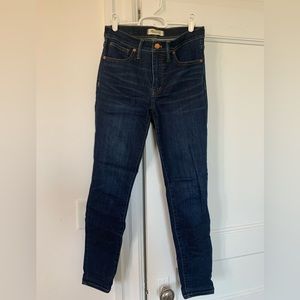 Madewell High Rise Skinny Jeans, Dark Wash